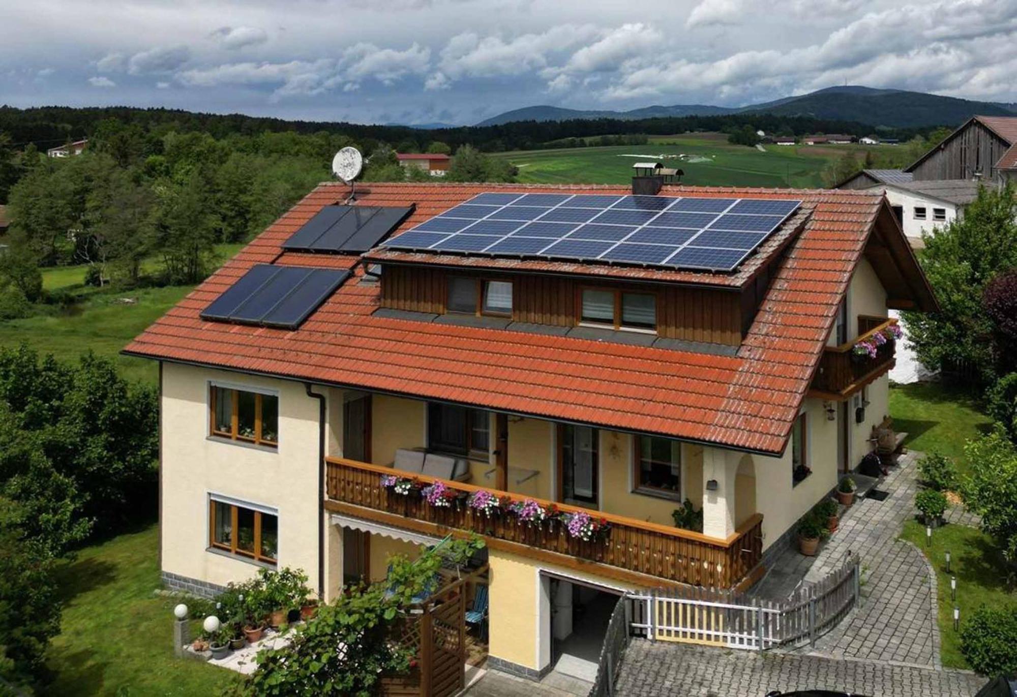 Haus Resi Hotel Eging Bagian luar foto